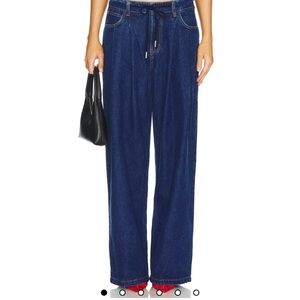 Slouched Tie Up Jeans